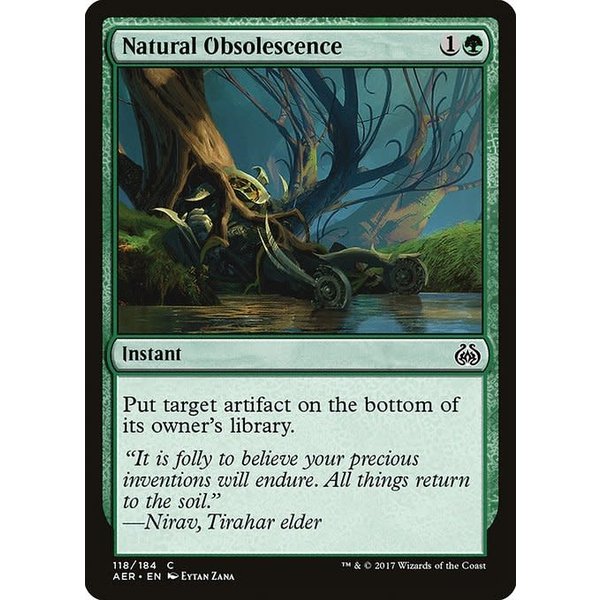 Magic: The Gathering Natural Obsolescence (118) Lightly Played