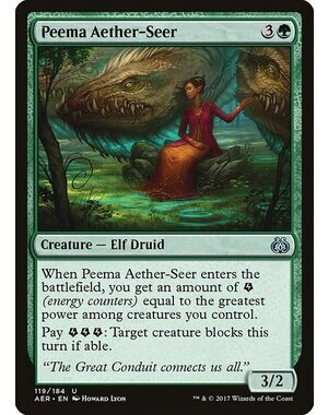 Magic: The Gathering Peema Aether-Seer (119) Moderately Played Foil