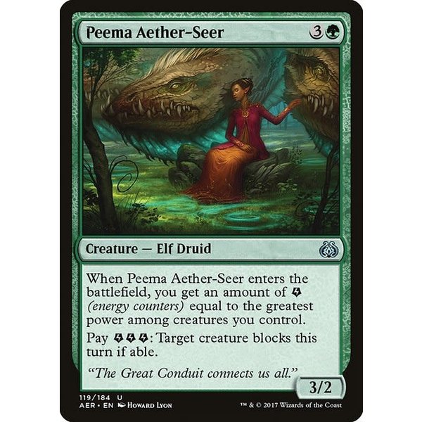 Magic: The Gathering Peema Aether-Seer (119) Moderately Played Foil