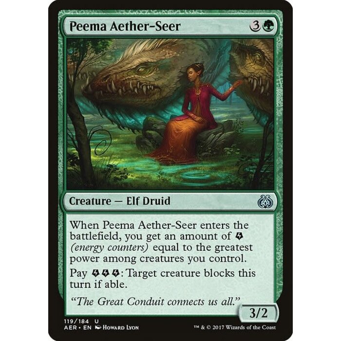 Magic: The Gathering Peema Aether-Seer (119) Moderately Played Foil