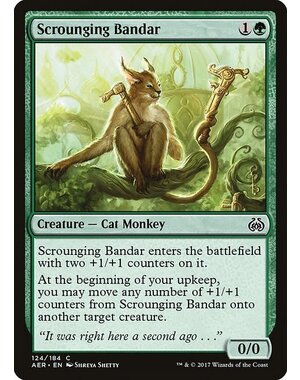 Magic: The Gathering Scrounging Bandar (124) Moderately Played Foil