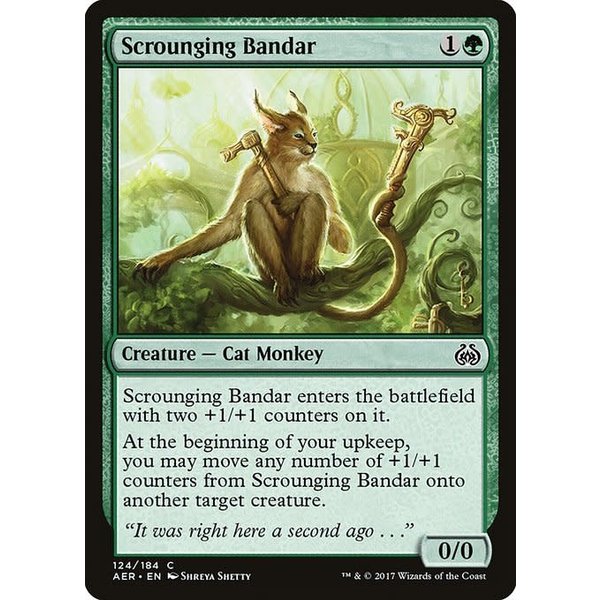 Magic: The Gathering Scrounging Bandar (124) Moderately Played Foil