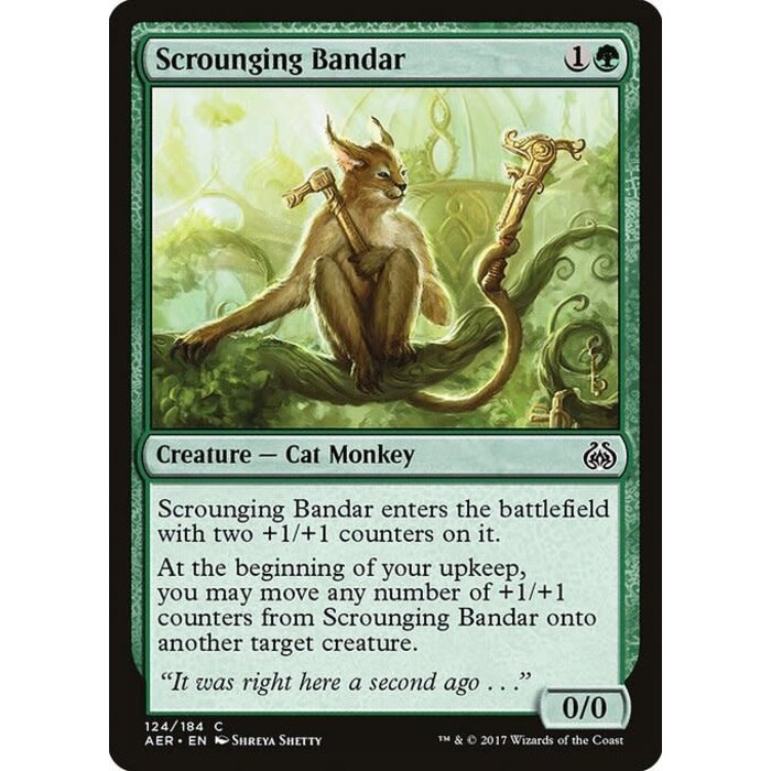 Magic: The Gathering Scrounging Bandar (124) Moderately Played Foil