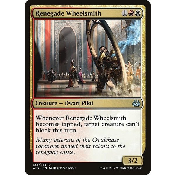 Magic: The Gathering Renegade Wheelsmith (134) Moderately Played Foil