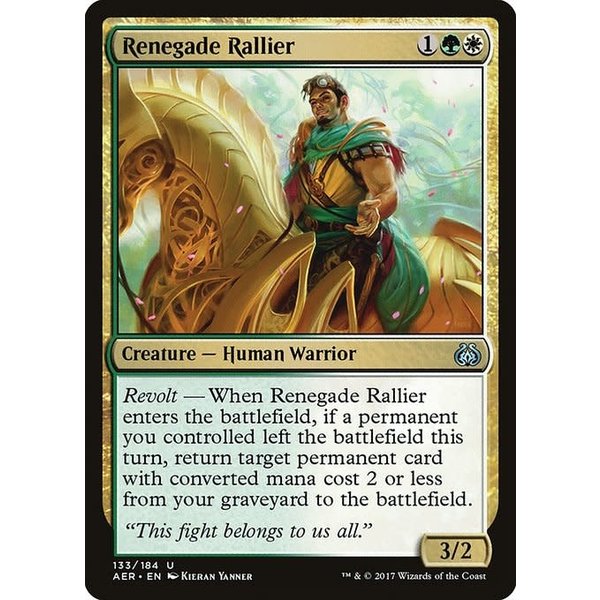Magic: The Gathering Renegade Rallier (133) Lightly Played Foil