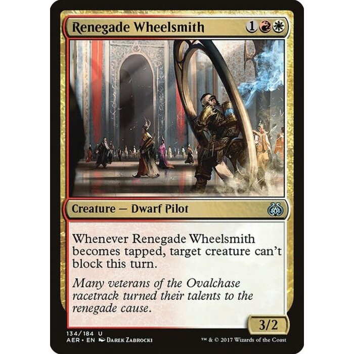 Magic: The Gathering Renegade Wheelsmith (134) Lightly Played