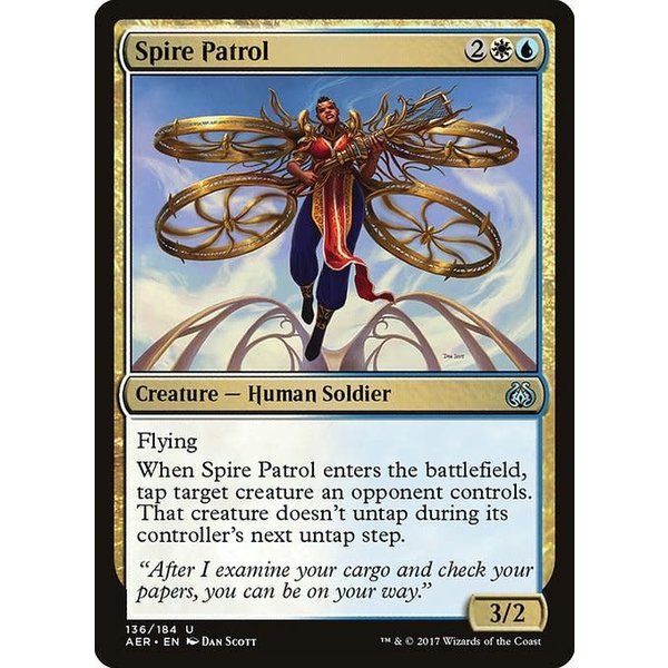 Magic: The Gathering Spire Patrol (136) Moderately Played Foil