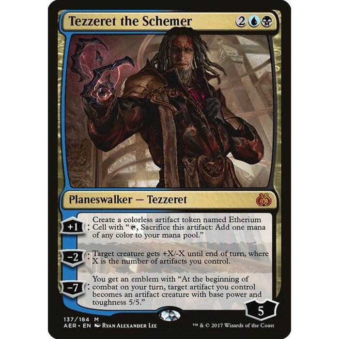 Magic: The Gathering Tezzeret the Schemer (137) Lightly Played