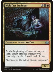 Magic: The Gathering Weldfast Engineer (139) Moderately Played Foil