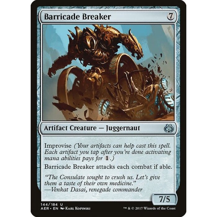 Magic: The Gathering Barricade Breaker (144) Lightly Played