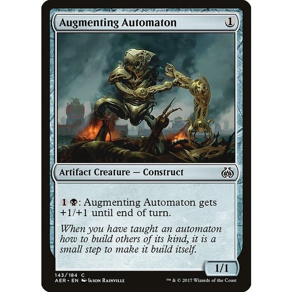 Magic: The Gathering Augmenting Automaton (143) Moderately Played Foil