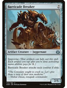 Magic: The Gathering Barricade Breaker (144) Lightly Played Foil