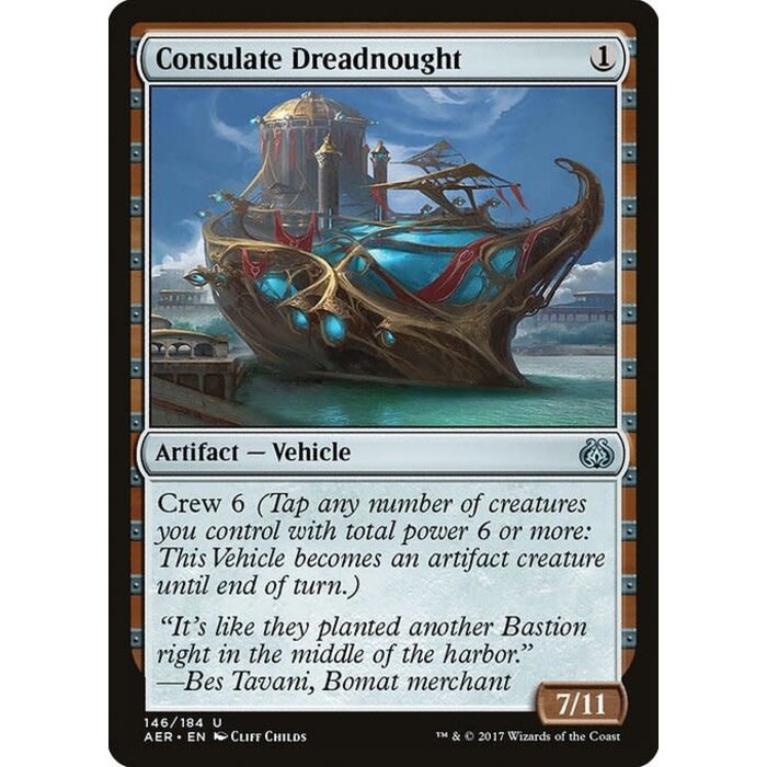 Magic: The Gathering Consulate Dreadnought (146) Lightly Played