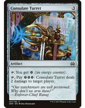 Magic: The Gathering Consulate Turret (147) Moderately Played Foil