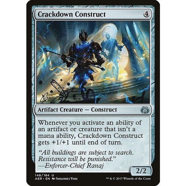 Magic: The Gathering Crackdown Construct (148) Lightly Played
