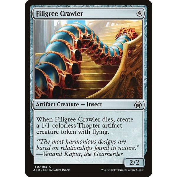 Magic: The Gathering Filigree Crawler (150) Moderately Played Foil