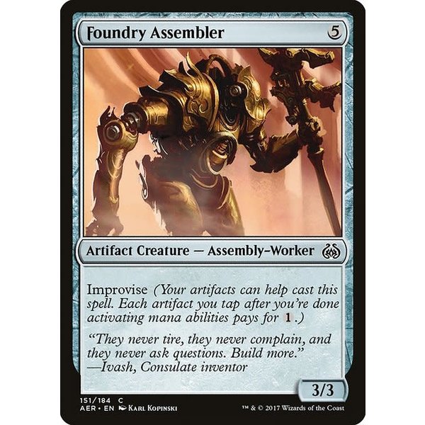 Magic: The Gathering Foundry Assembler (151) Moderately Played