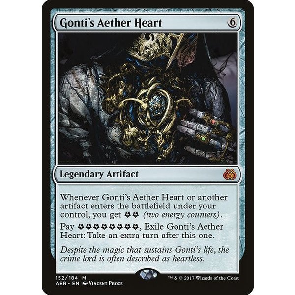 Magic: The Gathering Gonti's Aether Heart (152) Lightly Played
