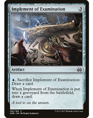 Magic: The Gathering Implement of Examination (156) Lightly Played