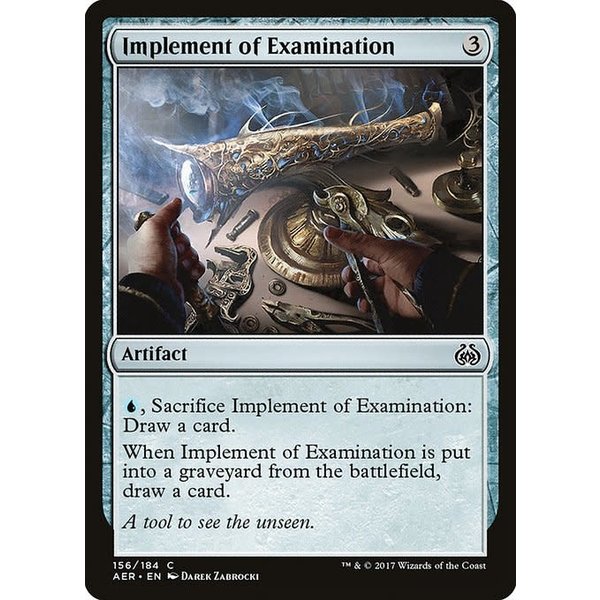 Magic: The Gathering Implement of Examination (156) Lightly Played
