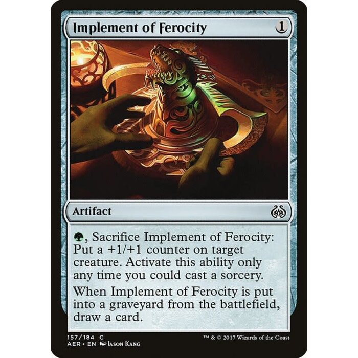 Magic: The Gathering Implement of Ferocity (157) Lightly Played