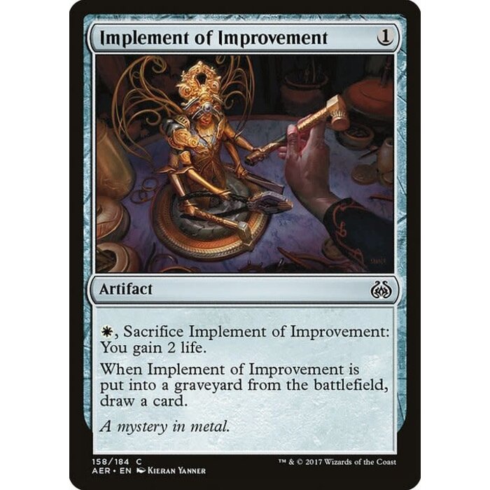 Magic: The Gathering Implement of Improvement (158) Lightly Played Foil