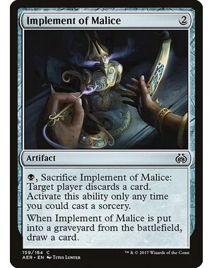 Magic: The Gathering Implement of Malice (159) Lightly Played