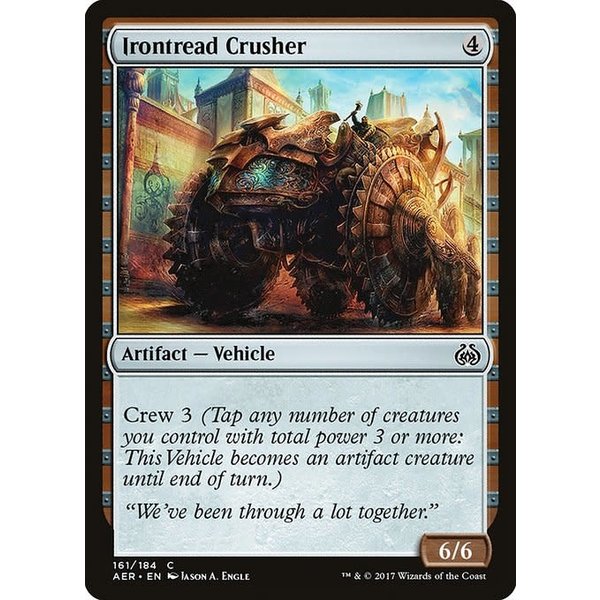 Magic: The Gathering Irontread Crusher (161) Damaged