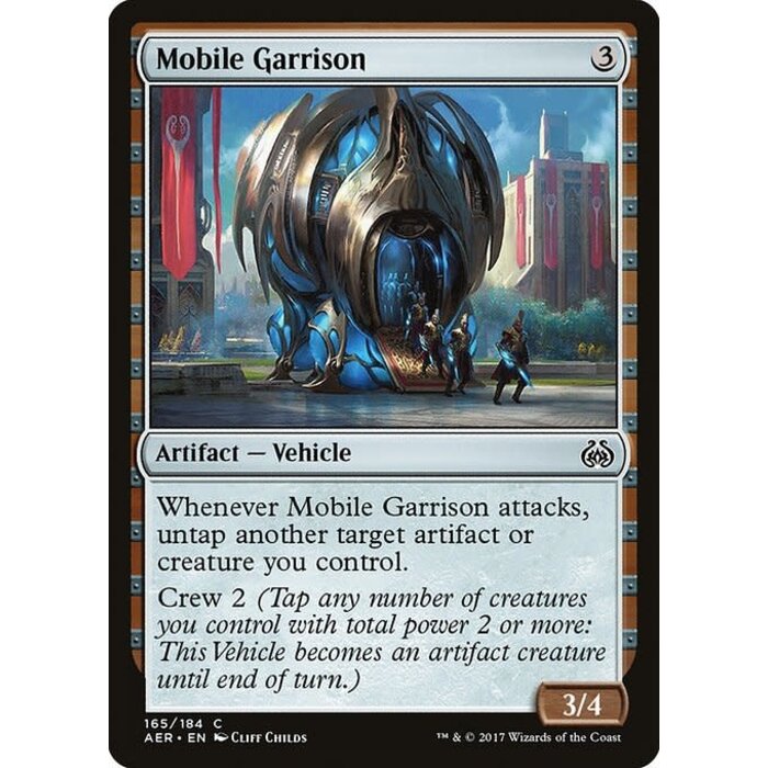 Magic: The Gathering Mobile Garrison (165) Lightly Played