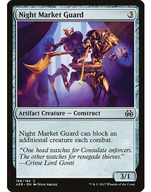 Magic: The Gathering Night Market Guard (166) Moderately Played Foil