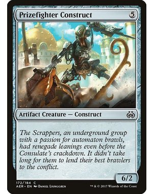 Magic: The Gathering Prizefighter Construct (172) Moderately Played Foil