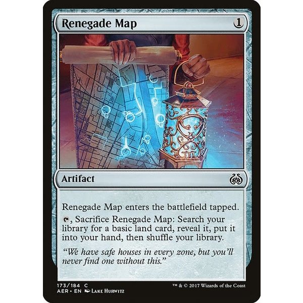 Magic: The Gathering Renegade Map (173) Lightly Played