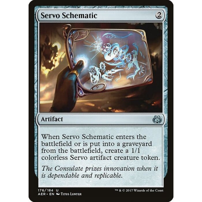 Magic: The Gathering Servo Schematic (176) Lightly Played