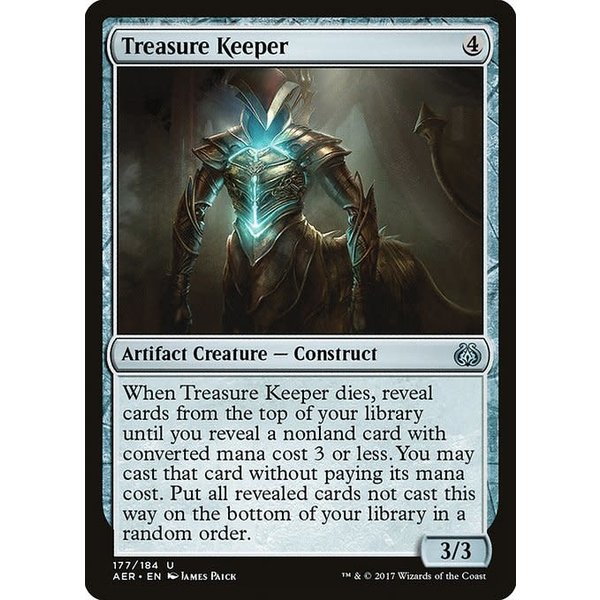 Magic: The Gathering Treasure Keeper (177) Moderately Played Foil