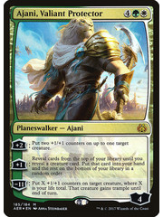 Magic: The Gathering Ajani, Valiant Protector (185) Moderately Played Foil