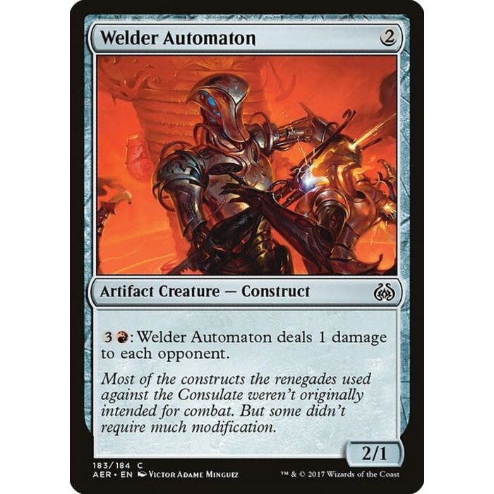 Magic: The Gathering Welder Automaton (183) Lightly Played
