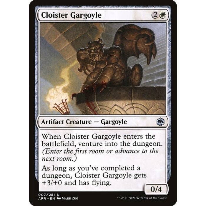Magic: The Gathering Cloister Gargoyle (007) Near Mint