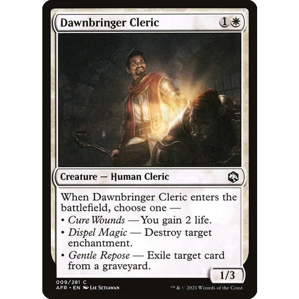 Magic: The Gathering Dawnbringer Cleric (009) Near Mint