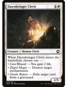 Magic: The Gathering Dawnbringer Cleric (009) Near Mint Foil