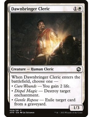 Magic: The Gathering Dawnbringer Cleric (009) Near Mint Foil