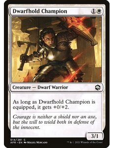 Magic: The Gathering Dwarfhold Champion (014) Near Mint Foil