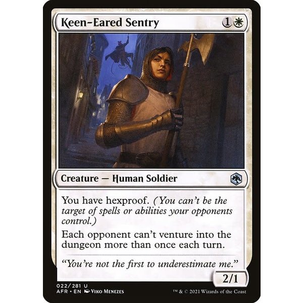 Magic: The Gathering Keen-Eared Sentry (022) Near Mint