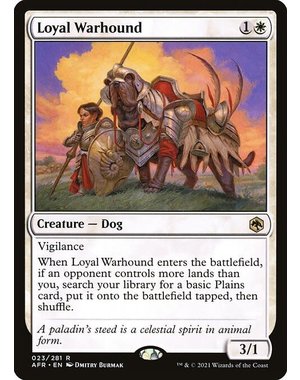 Magic: The Gathering Loyal Warhound (023) Near Mint