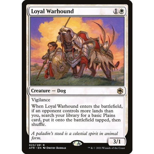 Magic: The Gathering Loyal Warhound (023) Near Mint
