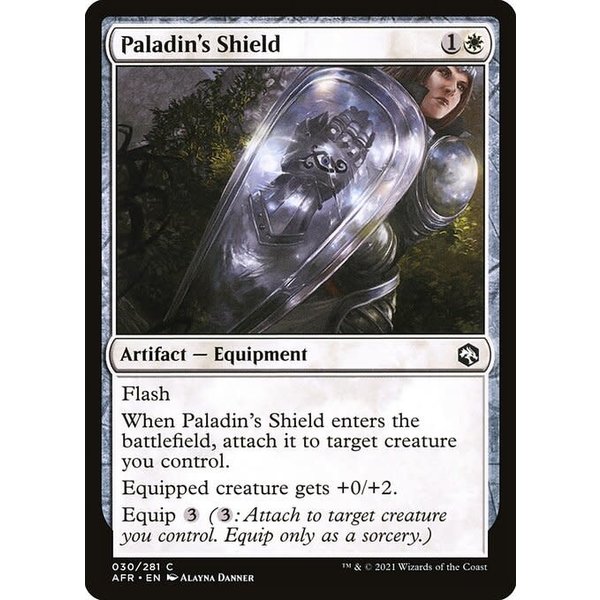 Magic: The Gathering Paladin's Shield (030) Near Mint Foil