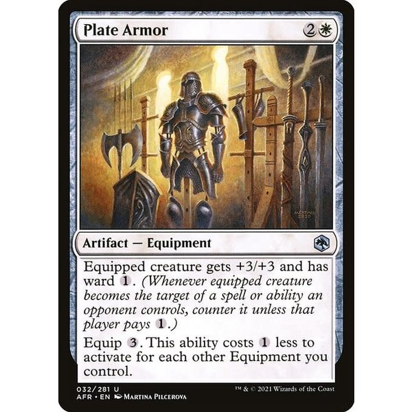 Magic: The Gathering Plate Armor (032) Near Mint