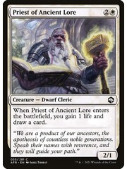 Magic: The Gathering Priest of Ancient Lore (035) Near Mint Foil
