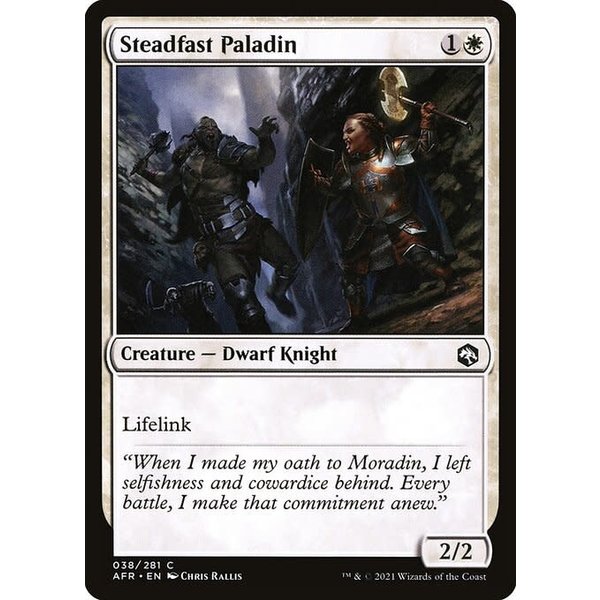 Magic: The Gathering Steadfast Paladin (038) Near Mint Foil