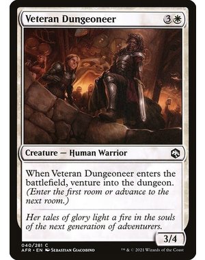 Magic: The Gathering Veteran Dungeoneer (040) Near Mint