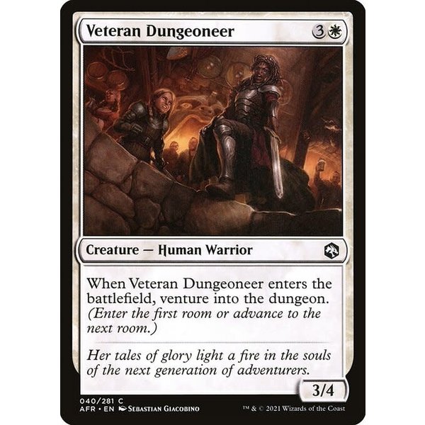 Magic: The Gathering Veteran Dungeoneer (040) Near Mint